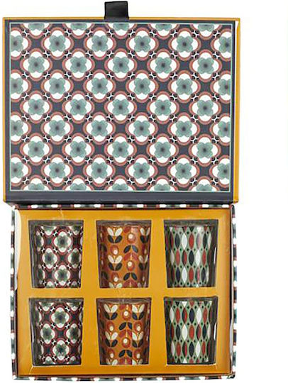 Melina's Collection Lumânare Aromatică în Borcan Multicolor 6 Bucăți