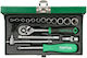 Toptul Set Ratchet 1\4" 17pcs