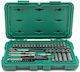 Sata Set de chei tubulare și clichet 1\4" 52buc