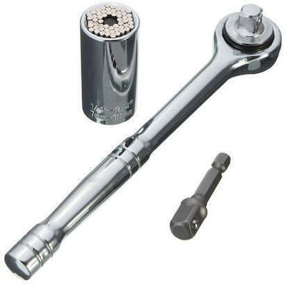 Gator Grip Gator Grip All in One 7-19mm Ратчетни и гнездови гарнитури 1\4" & 3\4" 2бр