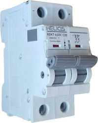 Helios Elektrische Schaltpaneel-Druckknopfschalter 20A