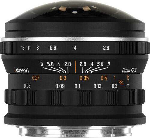 AstrHori Full Frame Φωτογραφικός Φακός 6mm f/2.8 Fisheye για Canon RF Mount Μαύρος