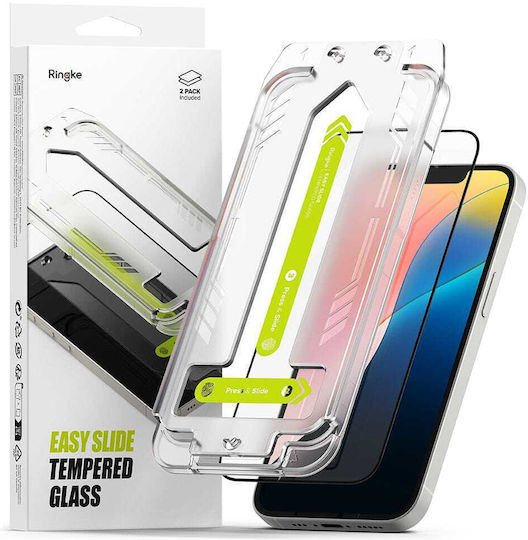 Ringke 2.5D Full Glue Tempered Glass 2 Pieces Black iPhone 17e / 16e / 14 / 13 / 13 Pro Xiaomi 13 Pro