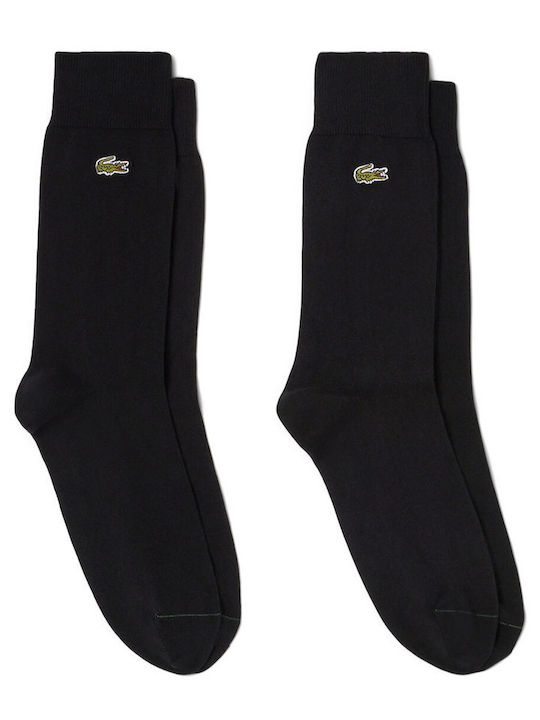 Lacoste Ανδρικές Κάλτσες Μαύρο 2Pack Lacoste Ανδρικές Κάλτσες Μαύρο 2Pack