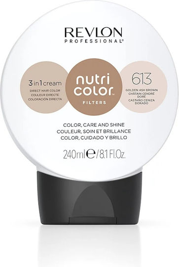 Revlon Nutri Color Filters Haarfärbemittel 613 Goldener Aschbraun 240ml