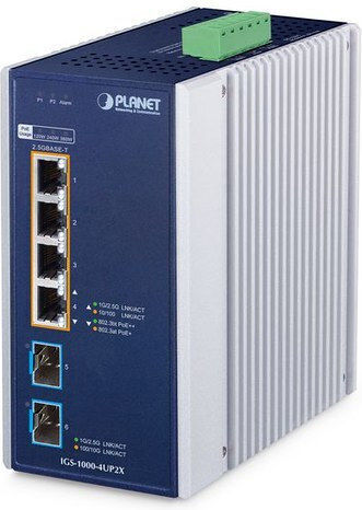 Planet IGS-1000-4UP2X Managed L2 PoE++ Switch με 4 Θύρες Gigabit (1Gbps) Ethernet