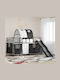 Kids Bed Single Black for Mattress 100x201cm