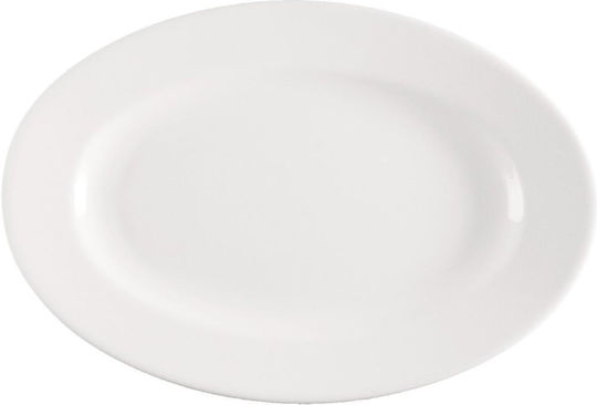 Espiel Meran Serving Platter Oval made of Porcelain White 25x16cm