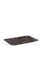 Espiel Black Wood Serving Platter Rectangular Black 46x36cm