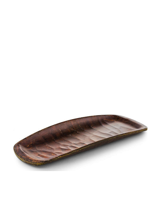 Espiel Platou De Servire Rectangular Din Melamină Căprui 40.5x16.5cm 6 Bucăți