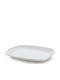 GTSA Quatro Serving Platter Oval made of Porcelain White 30x20cm