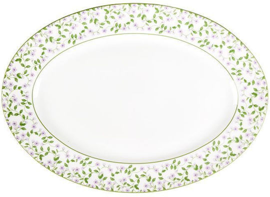 Oriana Ferelli Serving Platter Oval made of Porcelain White