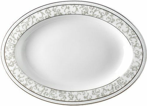 Van Kottler 21cm Servierplatte Oval aus Porzellan