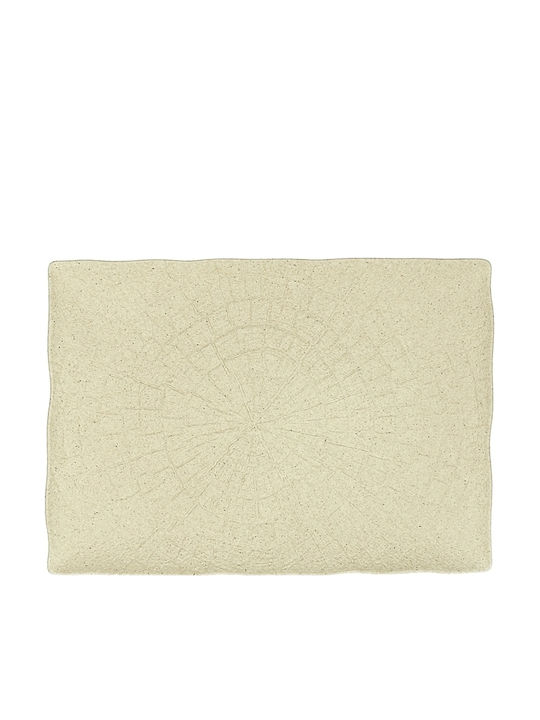 Tognana Vulcania Serving Platter Rectangular made of Porcelain White 32.5x23cm