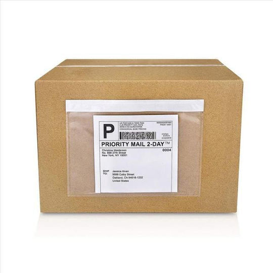 thessPACK Plastic Binder Pockets for Documents 100pcs