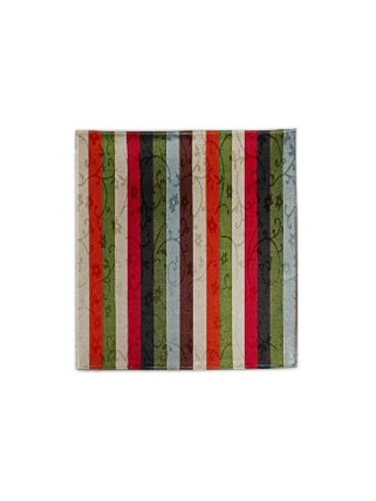 Espiel Stoffuntersetzer Mehrfarbig Untersetzer Stoff Mehrfarbig 10x10cm 4Stück