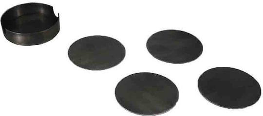InTheBox Coal Στρογγυλό Σουβέρ Μεταλλικό 11cm InTheBox Coal Στρογγυλό Σουβέρ Μεταλλικό 11cm