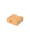 Estia Bamboo Essentials Сувенир Дърво Със стойка Бежов 11x11см 4бр