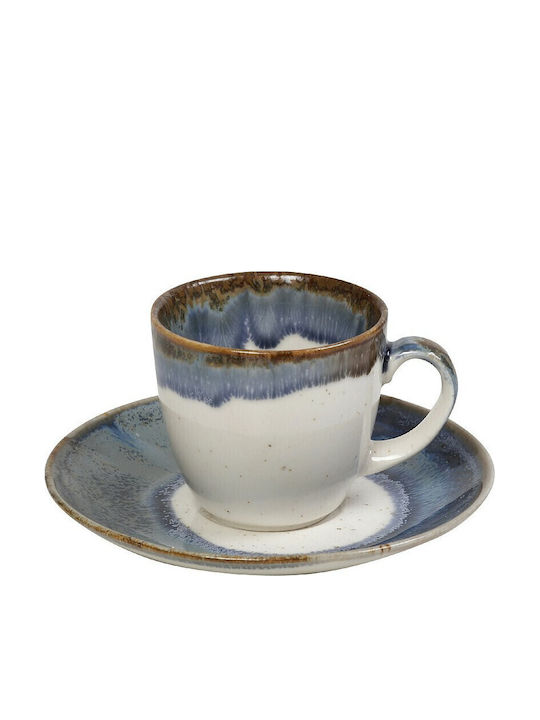Espiel Essentials Cană Espresso Ceramică Albastru 90ml