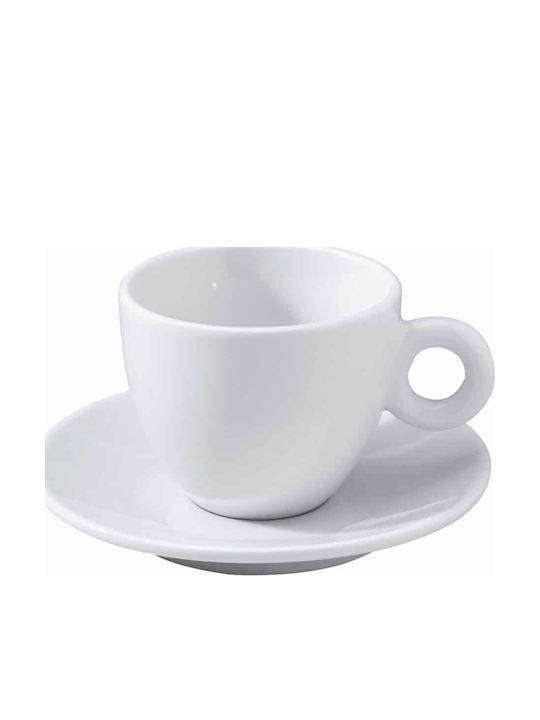 GTSA Roma Cup Coffee Porcelain White 170ml