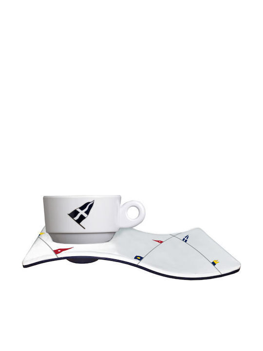 Marine Business Cup Espresso Porcelain White