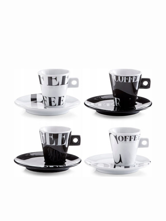 Zeller Cup Espresso Porcelain White