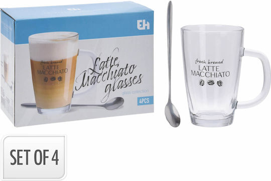 Zaros Σετ Φλιτζάνια Espresso 4τμχ