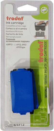 Trodat Replacement Sponge Stamp Blue
