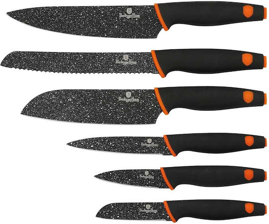 Berlinger Haus Granite Diamond Line Knife Set from Stainless Steel 16 Pieces