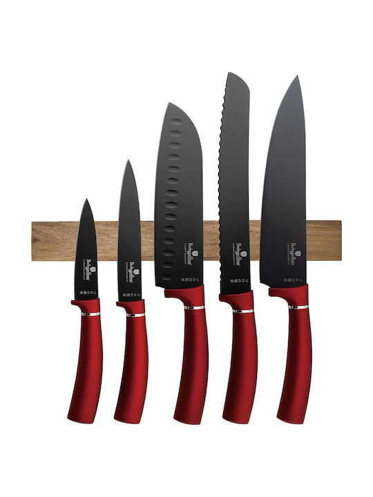 Berlinger Haus Knife Set with Block from Stainless Steel 5pcs