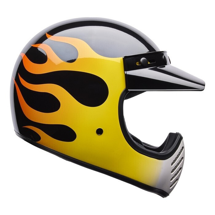 Bell Moto-3 Flint Yellow Motorcycle Helmet Motocross 1250gr
