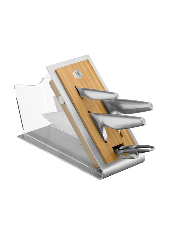 WMF Knife Set with Block from Stainless Steel