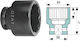1'' Impact Socket Head 12 Points Short 1''