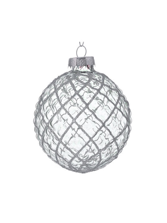 Veraman Glasartige Kugel Ornament 8cm Set 6