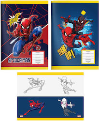Spiderman Ruled Notebooks 40 Paper Sheets 12 Pieces