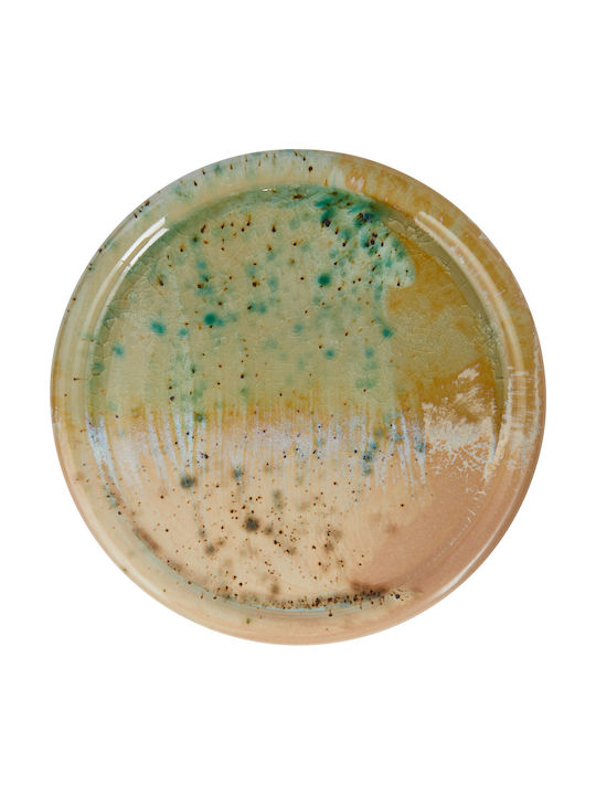 Butlers Sintra Plate Shallow Ceramic Green with Diameter 22cm