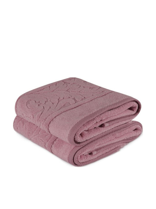 Hobby Home Pânză De Față Sultan 50x90cm Roz Pudrat 2 Bucăți Greutate 560gsm