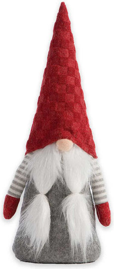 Door Stopper Gnome Red Hat Red Gray Nef Nef Homeware Gray Red 40cm