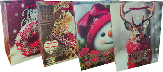 AGC Christmas Bag for Gift 18x23x10cm. 12pcs
