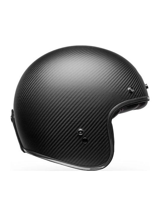 Bell Custom 500 Matt Carbon Κράνος Μηχανής Jet ...