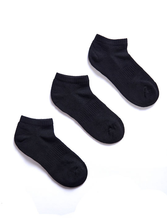 Șosete Unisex Sportive Pachet Economic 3 Perechi Negre