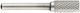 1031631 Wolfram Carbide Cutter Form A Zylindrisch Doppelkantig Typ D Größe 16 Schaft 6