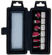 Xt60642064006 Комплект 6 Фрези С Различни Профили Опашки В Пластмасов Куфар D 8 Xt60642064006