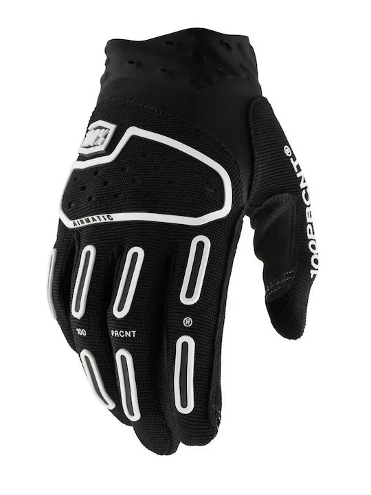 100% MX Airmatic Καλοκαιρινά Παιδικά Γάντια Μotocross Μαύρα