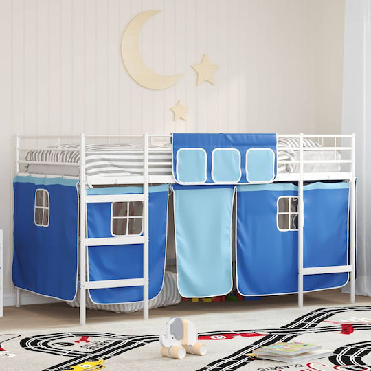 Kids Bed Loft Semi Double White for Mattress 116.5x207cm