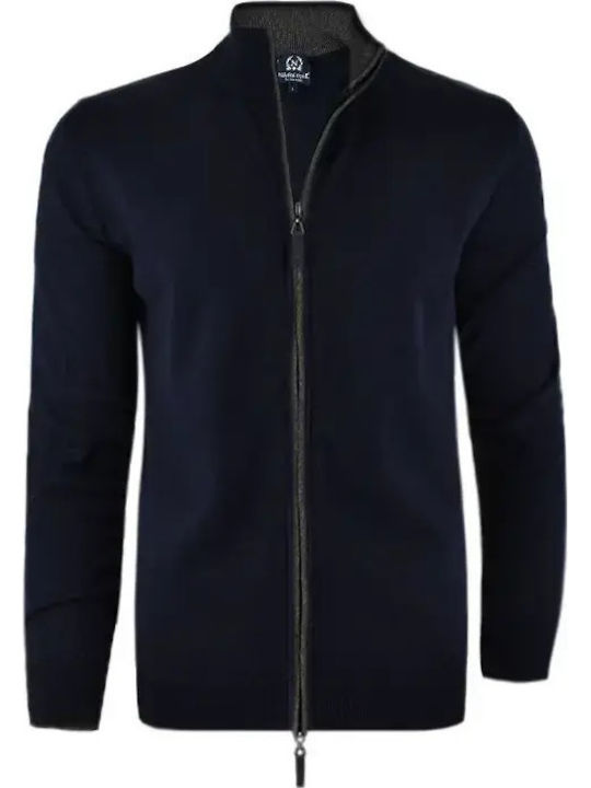 Cardigan Tricotat pentru Bărbați Blue