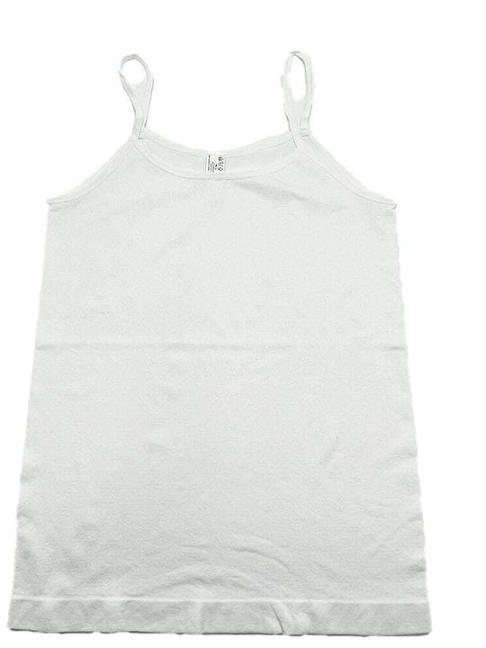 Katia Women's T-Shirt with Spaghetti Strap White