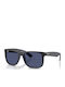 Ray Ban Justin Men's Sunglasses with Gray Plastic Frame and Blue Lens RB4165 687380