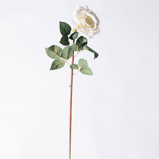 Supergreens Sucursala Artificială Trandafir Albă 75 Cm 7-0285