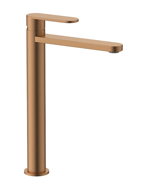 Orabella Mixing Tall Sink Faucet Rose Gold